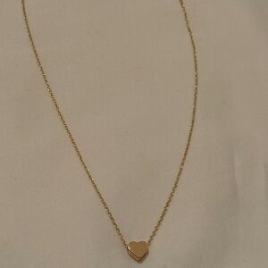 Dainty Gold Heart Necklace
